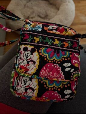 Vera Bradley Disney Parks Midnight with Mickey Mouse Mini Hipster Crossbody bag